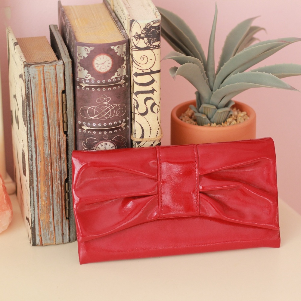 Estee Lauder Red Makeup Bag and Clutch